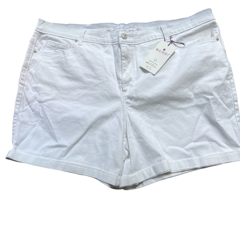 Gloria Vanderbilt Women's Plus Size Amanda Jean Shorts, Size 22W